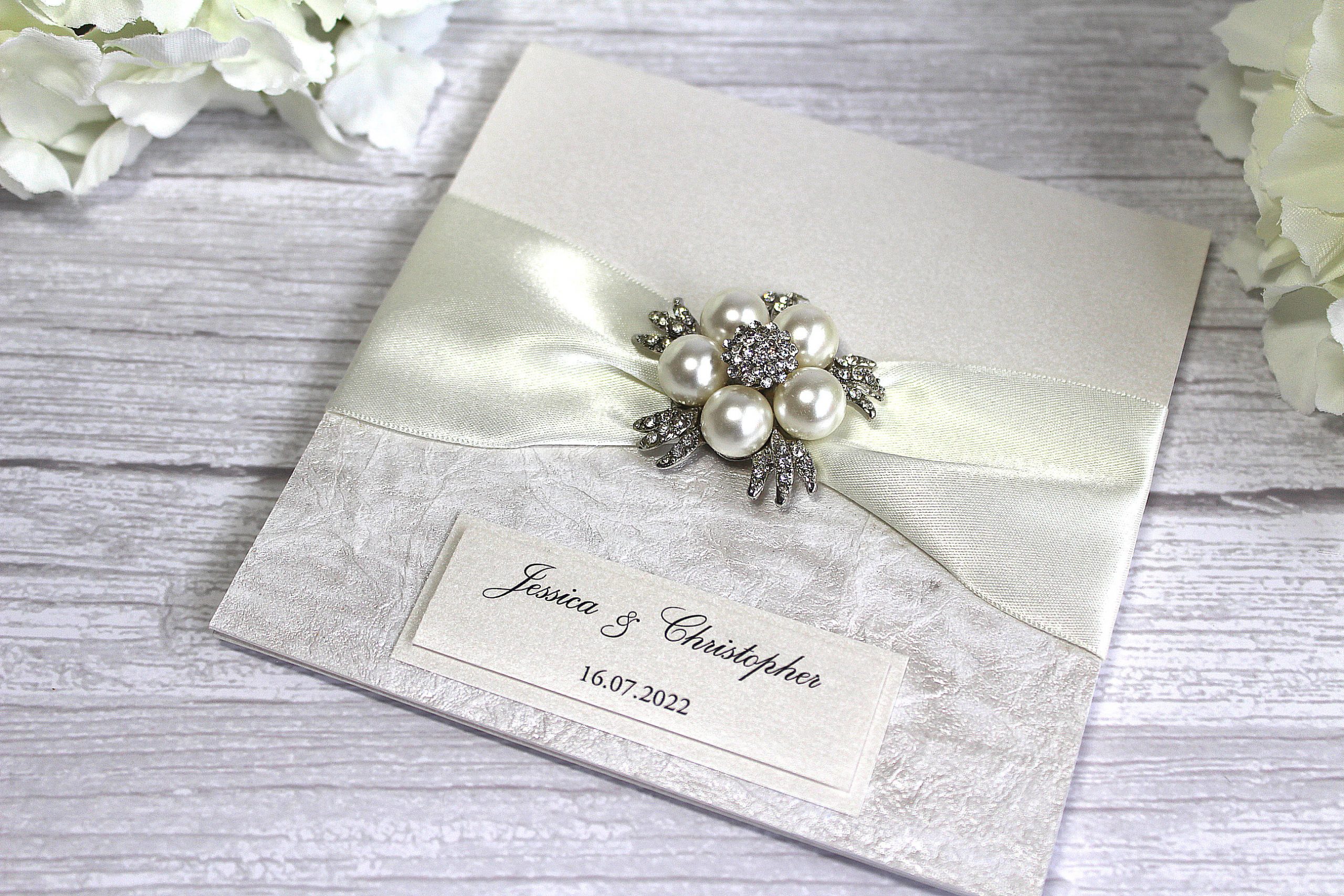 Diamonds & Pearls Luxury Wedding Stationery